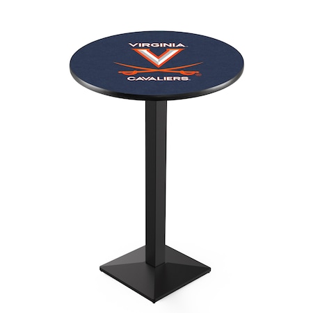 Holland Bar Stool Co 42" Blk Wrinkle Virginia Pub Table L217B4228Vrgnia